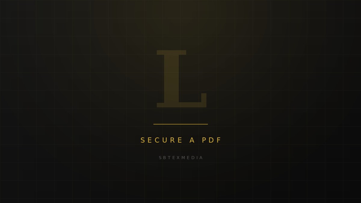 Confidential PDF document being secured with encryption and proper redaction