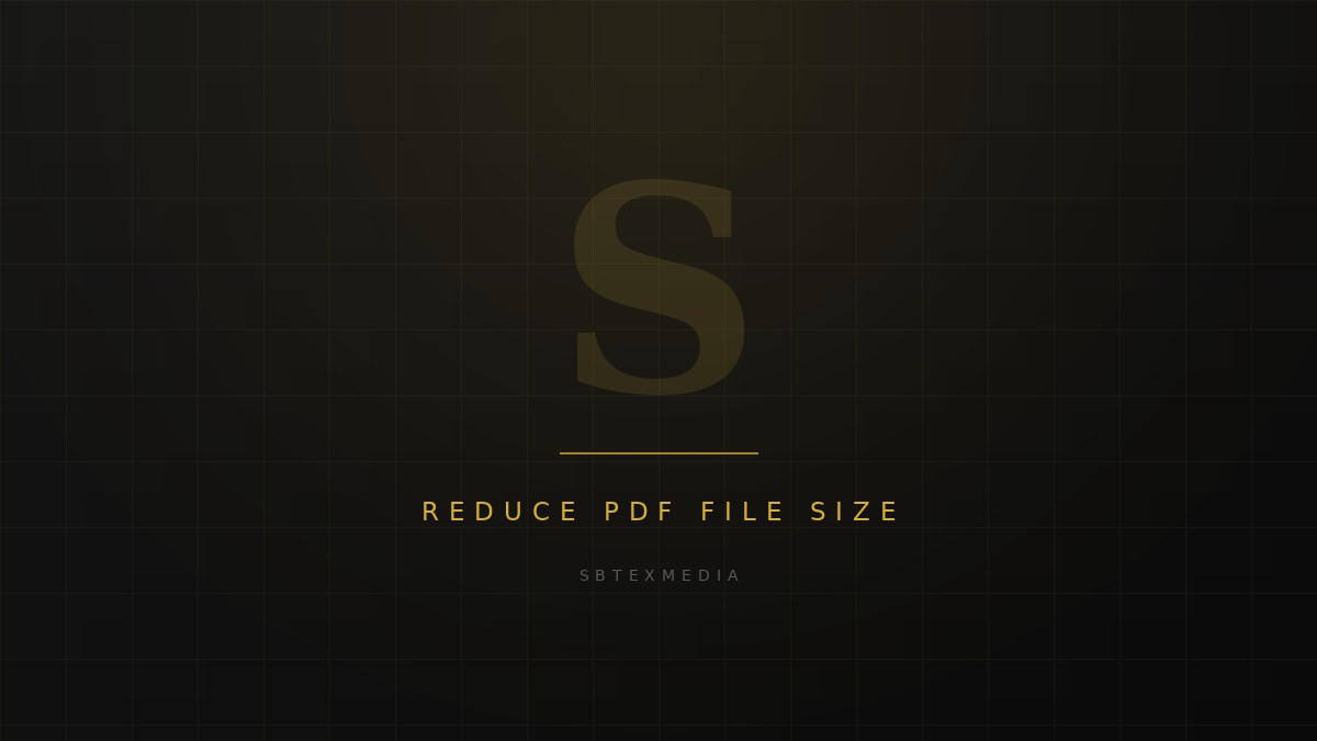 Large PDF document reduced to a smaller file size with image quality preserved